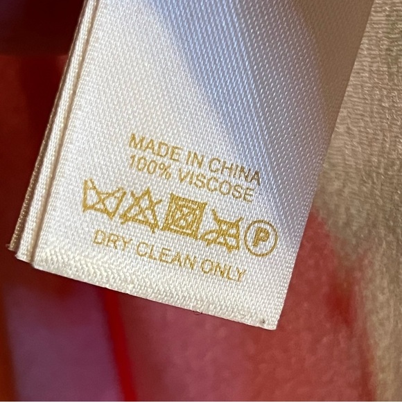 #160 KATE SPADE TULIP WATERCOLOR TIE DYE PELUM BLOUSE SIZE 8 - Picture 9 of 9